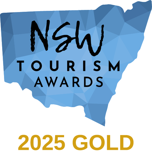 NSW Tourism Awards Gold Winner 2025
