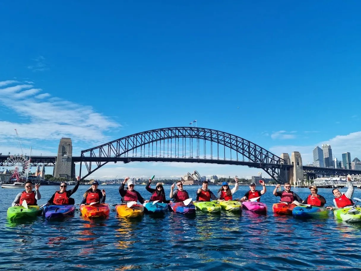 Kayaking Under The Sydney Harbour Bridge
